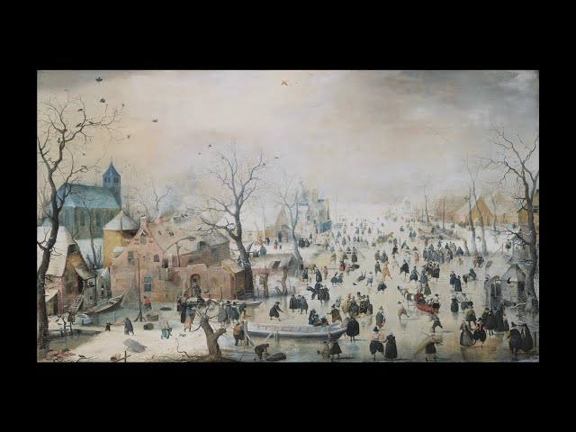 日めくり3分間名画の旅】257枚目 アーフェルカンプ「スケートをする