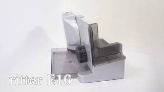 電動スライサー E16 ドイツ'ritter'社 - YouTube
