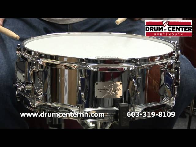 Canopus 5x14 Sword Steel Snare Drum - YouTube