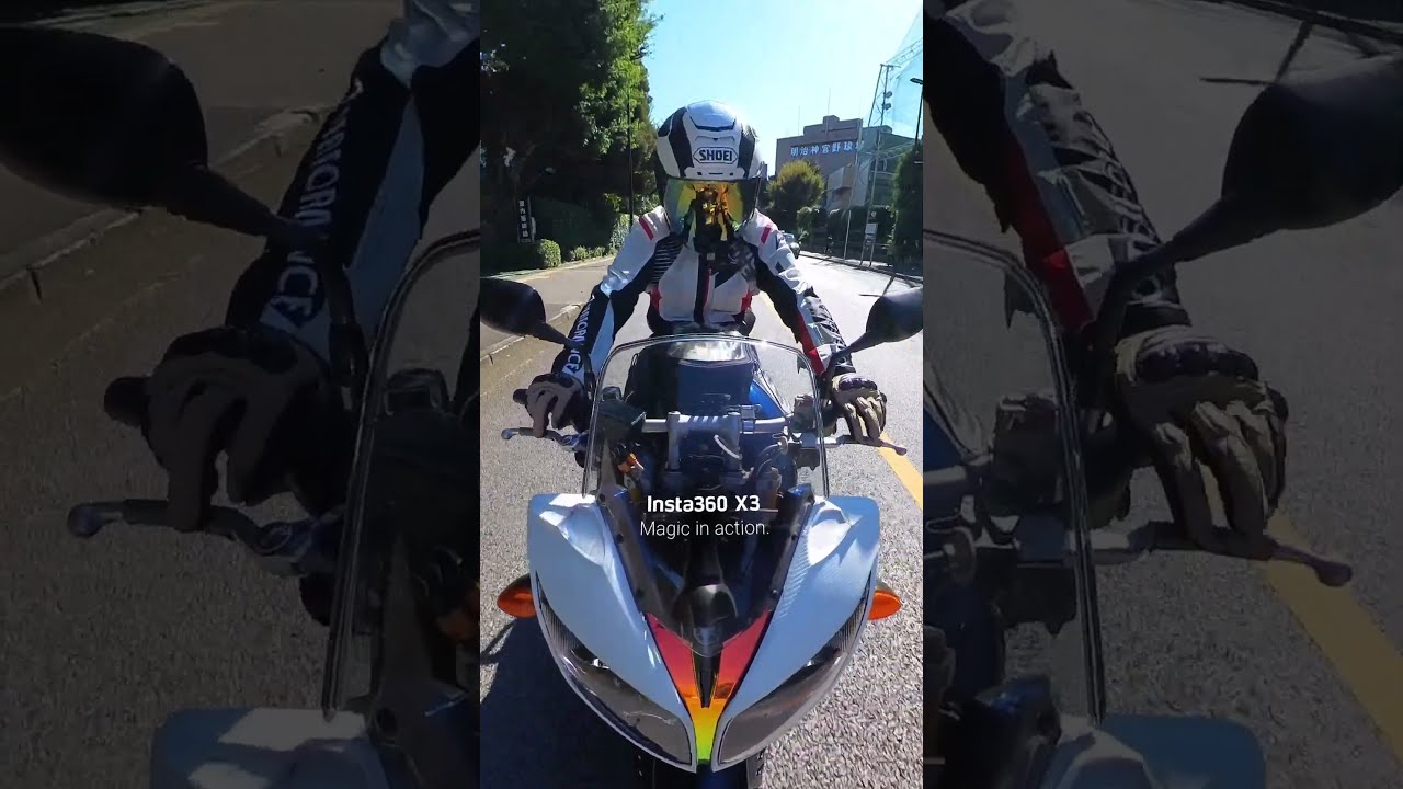 Insta360X3 FZ1バイクマウント &クシタニエアーコンテンドジャケット