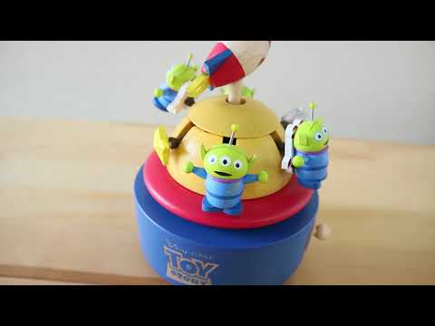 ディズニー木製からくりオルゴール【トイストーリー】18弁（在庫/量産