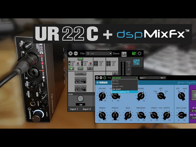Steinberg UR22C driver and dspMixFx UR-C tools installation