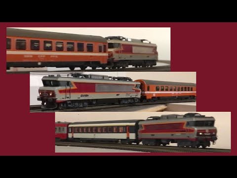 SNCF in HO: Vintage Jouef CC6500 and CC21000 locos improved! - YouTube