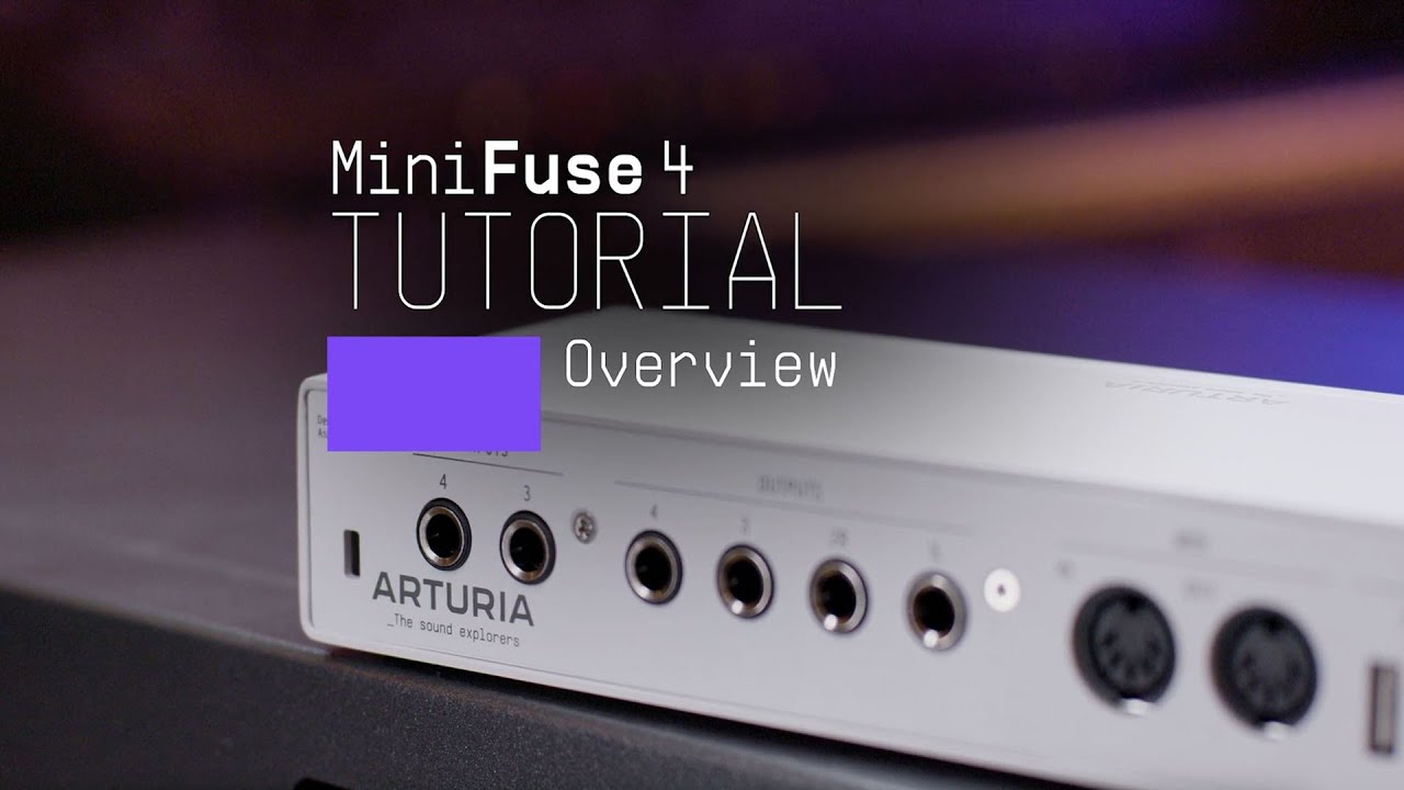 Arturia White MiniFuse 4 - Arturia White Audio Interface - Vintage