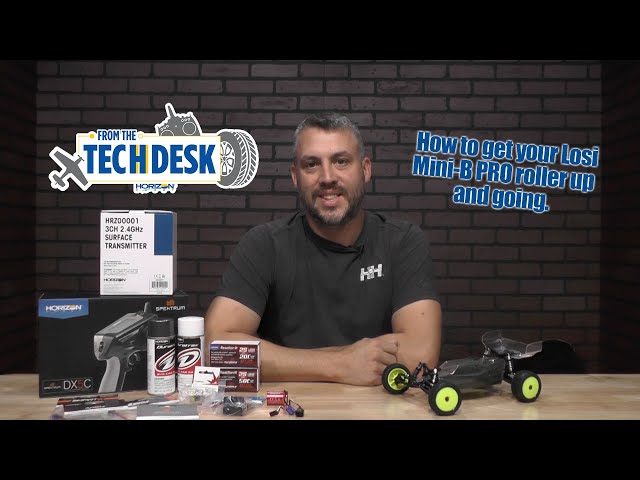 From the Tech Desk: How to get your Losi Mini-B PRO roller up and
