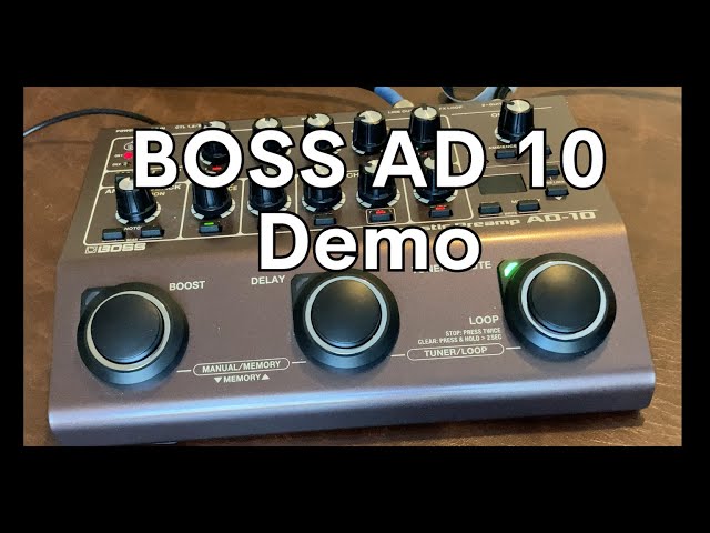 BOSS AD 10 Demo - Effects Sound - YouTube