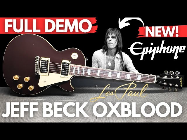 Epiphone Jeff Beck Oxblood Les Paul – Is It WORTH IT? (Full Demo