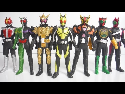 ソフビヒーロー 仮面ライダー 最高最善の魔王編 全7種 開封 Kamen
