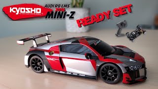 Kyosho Mini Z Audi R8 LMS 2016 MR-03 Readyset 32323RGB-B - YouTube