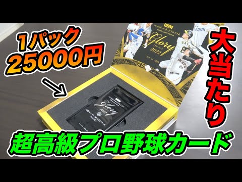 2000個限定】1パック25000円の超高級プロ野球カードを開封したら直筆