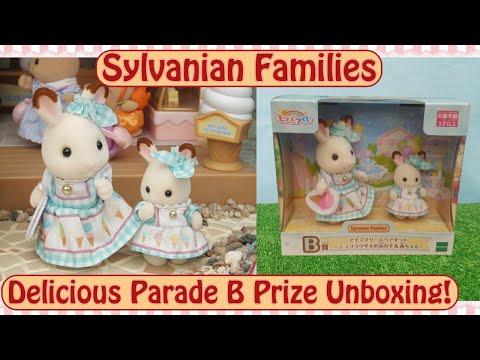 Unboxing Sylvanian Families Delicious Parade Themed Lottery Prize