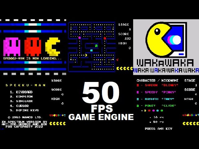 SPEKKU-MAN (2022) Longplay, ZX Spectrum - YouTube