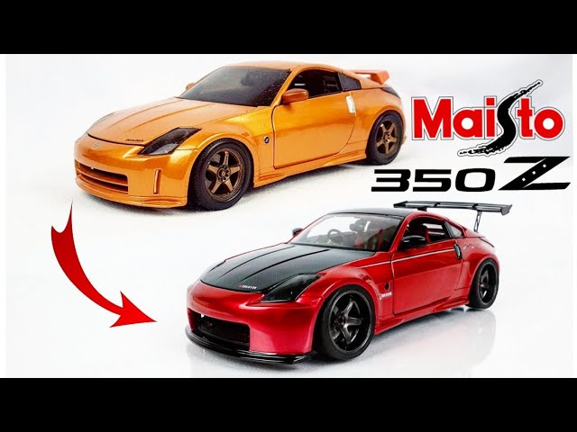 How To Custom and Restore A Nissan 350Z. 1/18 Maisto Diecast Model