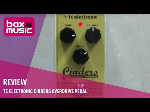 TC Electronic Cinders Overdrive pedal - Review - YouTube
