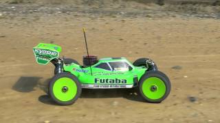 KYOSHO INFERNO MP9 TKI4 durability test - YouTube