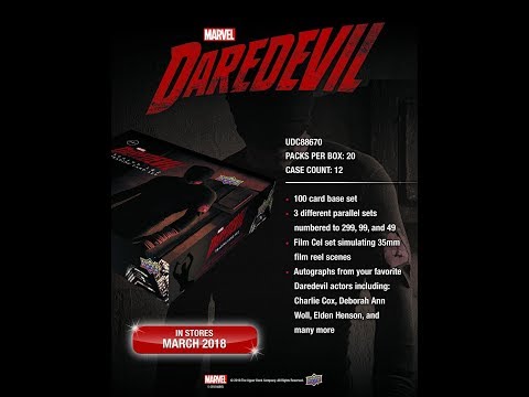 2018 Upper Deck Daredevil Seasons 1 and 2 Trading Cards Box Break