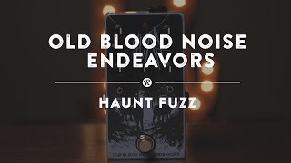 Old Blood Noise Endeavors Haunt Fuzz | Reverb Demo Video - YouTube