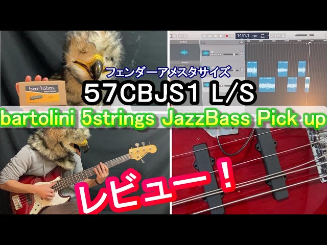 レビュー！】BARTOLINI 57CBJS1 L/S 5strings Bass Pick Up