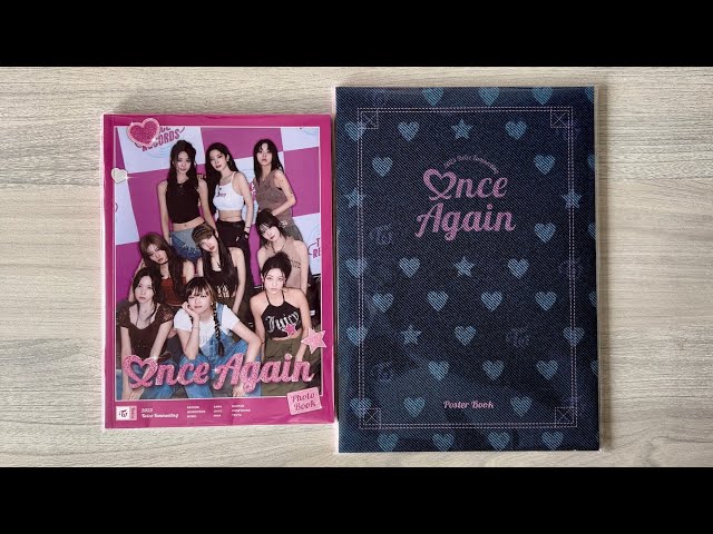 Unboxing TWICE 트와이스 2023 Fanmeeting ONCE Again Photo book and