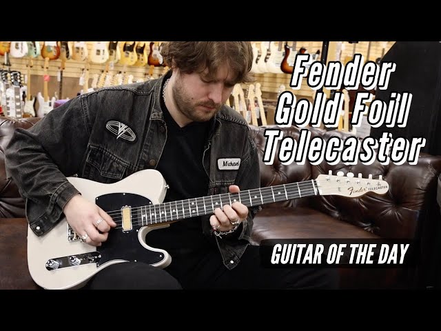 2023 Fender Gold Foil Telecaster White Blonde | Guitar of the Day