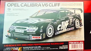 Tamiya Opel Calibra V6 Cliff J.J. Lehto 1/10 RC (Unboxing) - YouTube