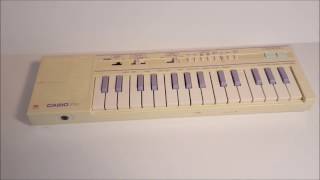 Casio PT-1 Vintage Early 1980s Mini Keyboard - YouTube