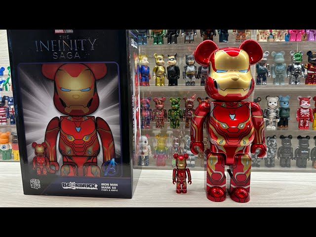 Bearbrick Unboxing: Iron Man Mark 50 - Marvel Infinity Saga - 400