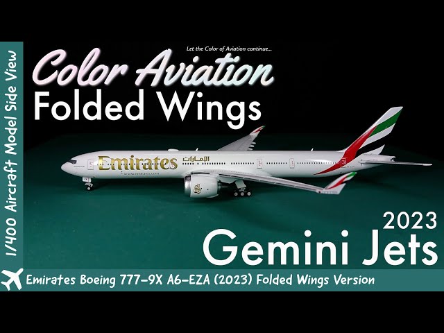 Folded Wings by Gemini Jets! 1/400 Scale New Aircraft Model