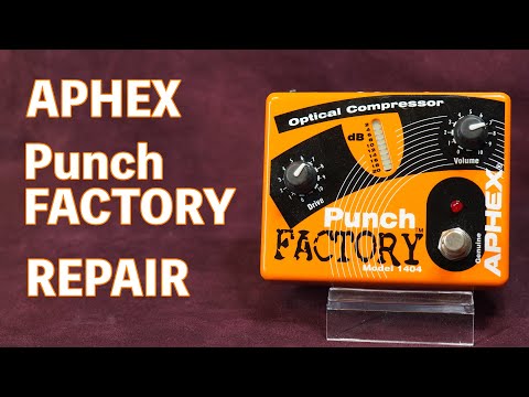 GUITAR EFFECTS PEDAL]Repair APHEX Punch FACTORY MODEL1404 Switch
