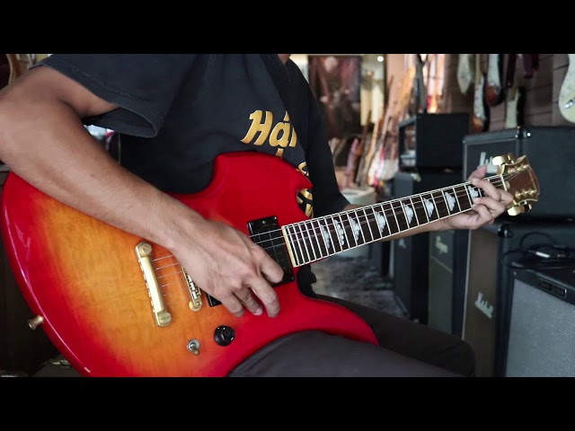 Review Burny hide mg 105x cherry sunburst - YouTube