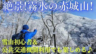 Amazing views! Mount Akagi covered in frost in winter!] Enjoyable