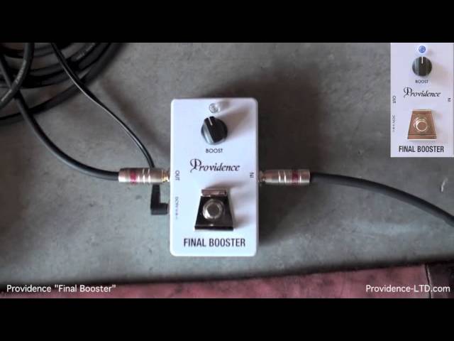 日本語字幕）PROVIDENCE FINAL BOOSTER FBT-1 Demo by Lance Keltner