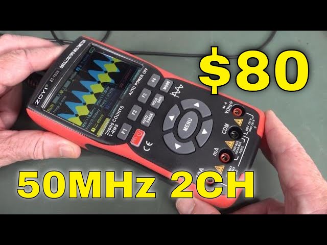 EEVblog 1597 - Zoyi ZT-703S $80 2CH 50MHz Oscilloscope/Multimeter
