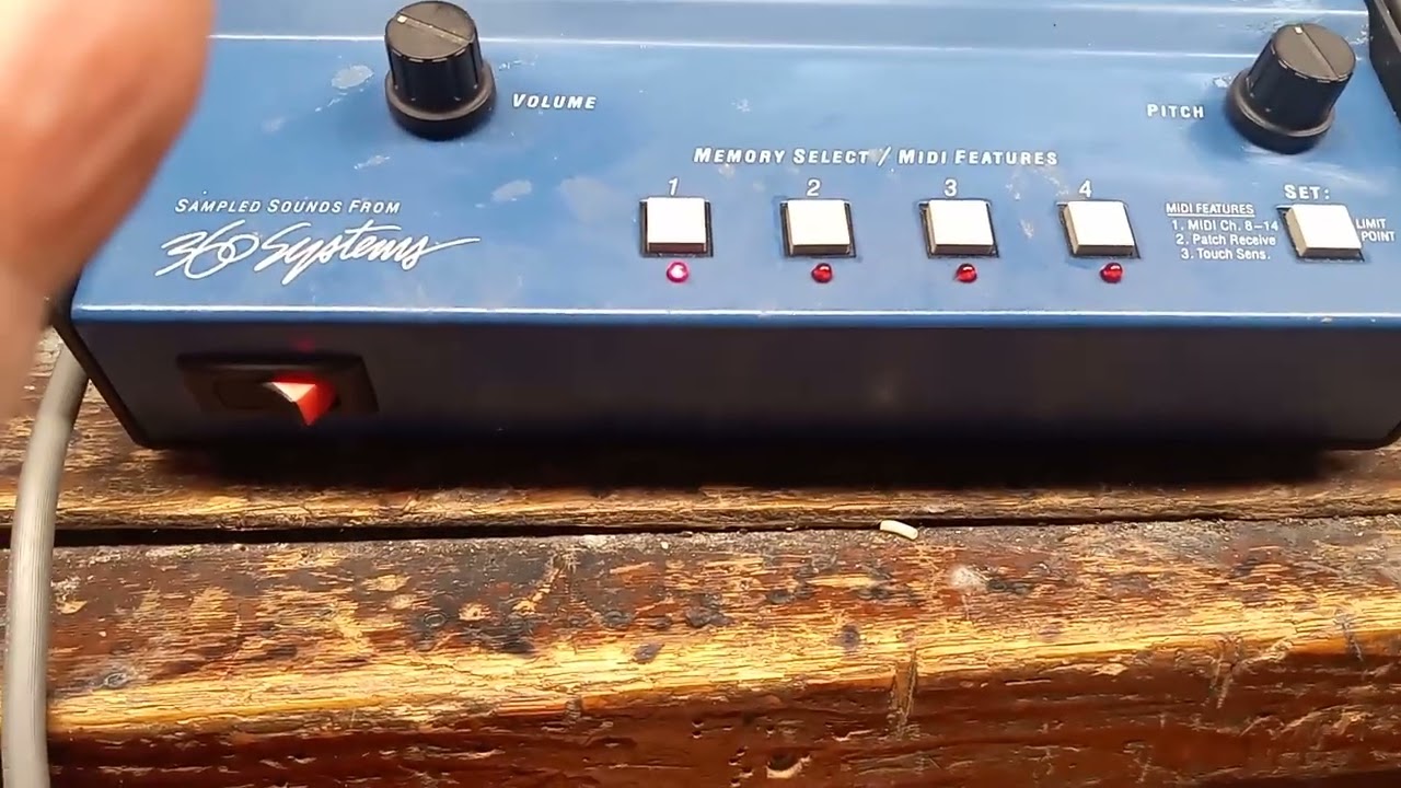 激レア！360 systems MIDI BASS ベース専用音源 12ビット 激レア！360