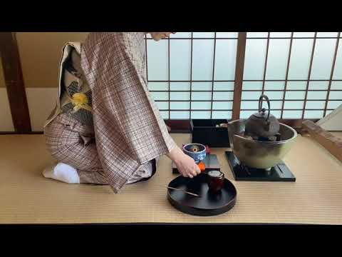 茶道点前集》茶箱点前・卯の花点前(拝見なし） Sadou [Japanese Tea