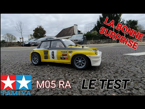 RENAULT 5 TURBO 1/10 TAMIYA M05 RA LE TEST - YouTube