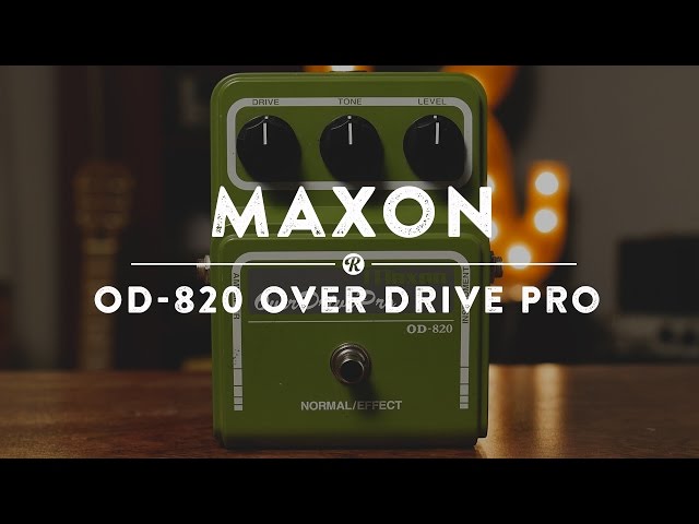 Maxon OD - 820 Over Drive Pro | Reverb Demo Video - YouTube