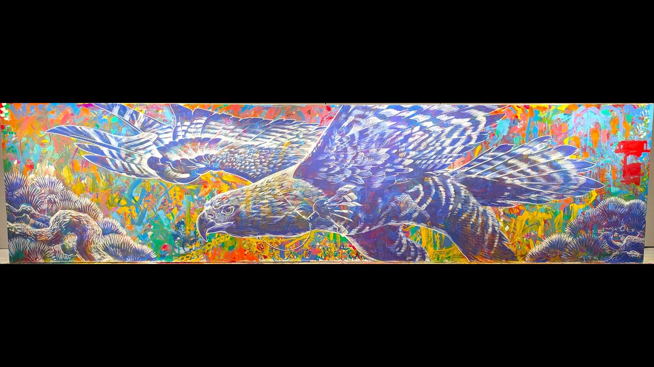 ラポール上大岡】- TOUMEI 透明 2025 -巨大キャンバスde絵の具遊び