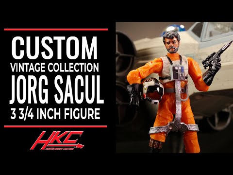 JORG SACUL (X-wing pilot) Star Wars The Vintage Collection custom