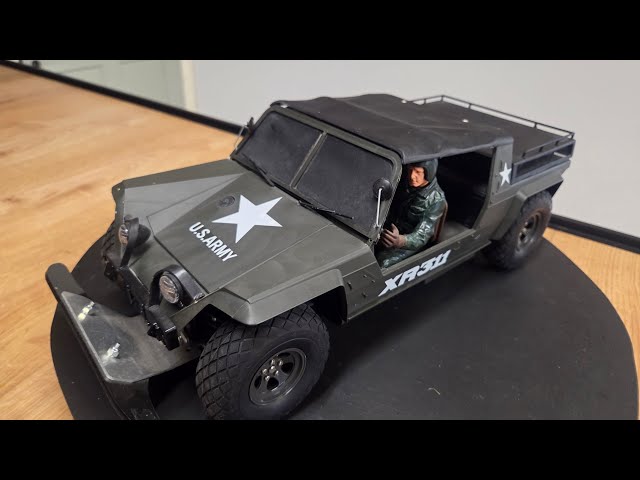 Super cool tamiya xr311 combat support vehicle run through - YouTube