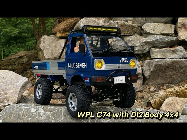 WPL C74 Chassis with WPL D12 Body 4x4 - YouTube