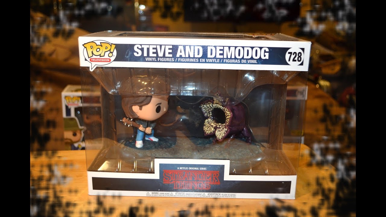 Funko Pop STRANGER THINGS Movie Moments STEVE & DEMODOG unboxing