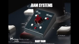 Heritage Audio Baby RAM 2-Kanal Pasif Monitör Controller | doremusic
