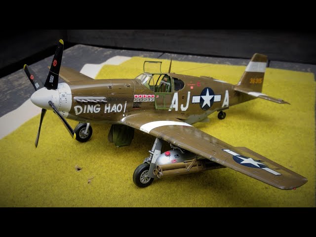 P 51B Mustang WW2 Fighter 1:32 Trumpeter Scalemodel DING HAO