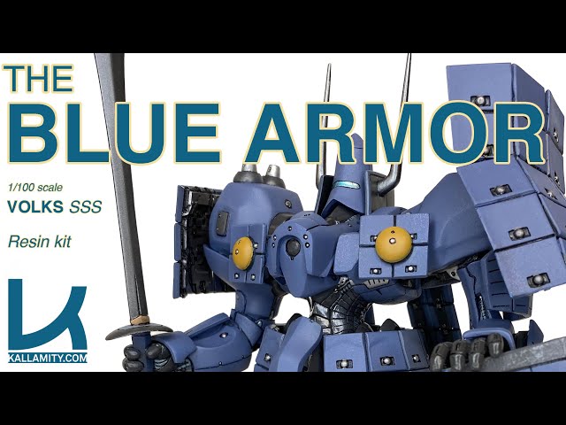 The Five Star Stories-1:100-青騎士(ブルーアーマー)- Volks resin