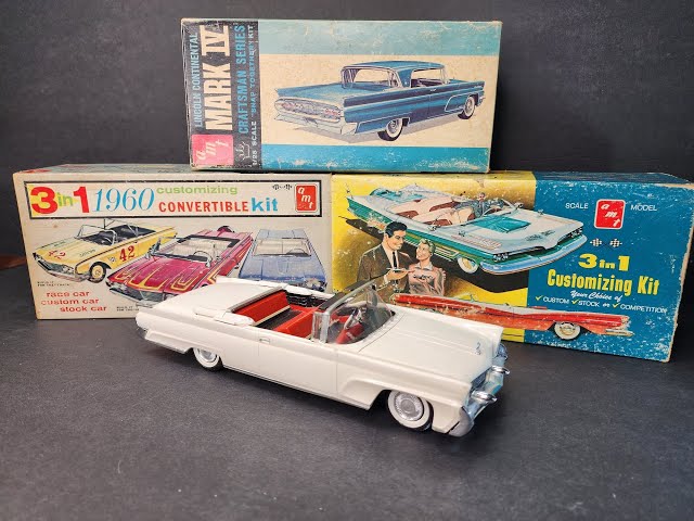 VINTAGE UNBOXING & LOOK @ THE AMT 1/25 SCALE LINCOLN CONTINENTAL