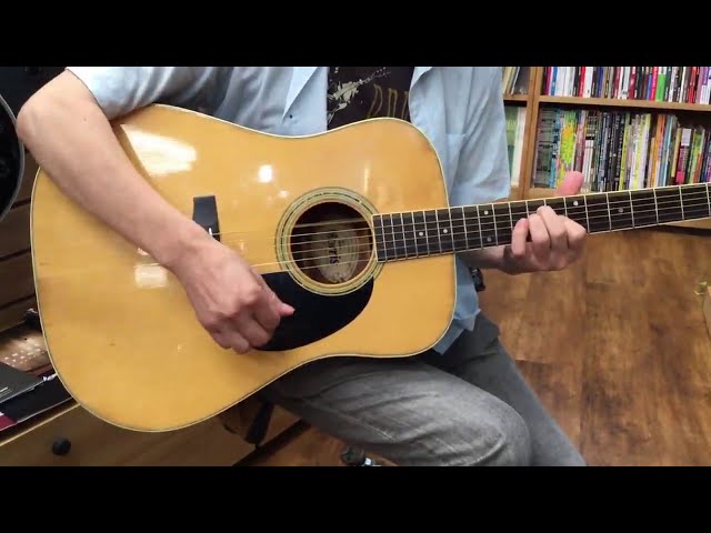 Morris W-25 】モーリス アコースティックギターを弾いてみた