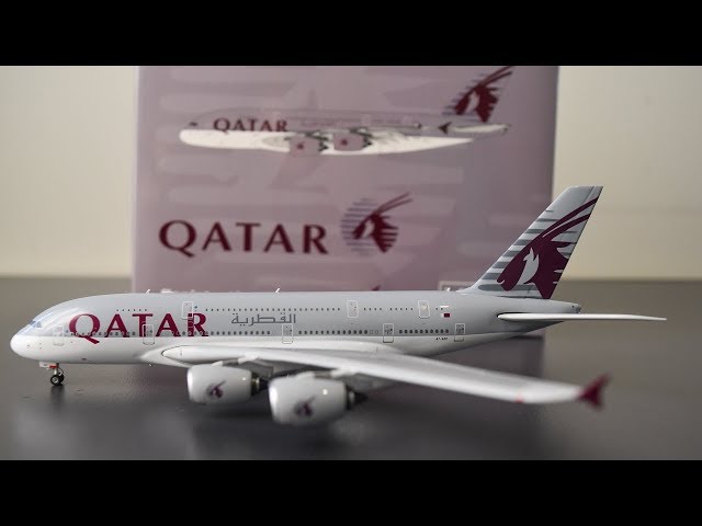 Phoenix 1:400 Qatar Airways A380-800 Unboxing and Review - YouTube