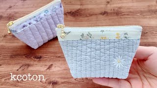 How to make a cute mini pouch - YouTube