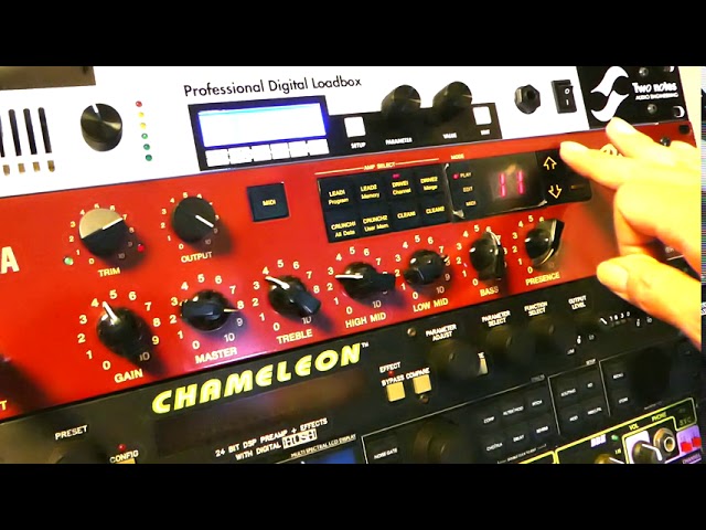 YAMAHA DG 1000 GUITAR PRE AMPLIFIER TEST VIDEO - YouTube